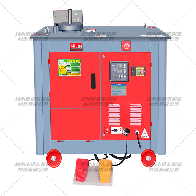 GF28型數(shù)控鋼筋彎箍機(jī)(圖1) GF28型數(shù)控鋼筋彎箍機(jī)(圖1)